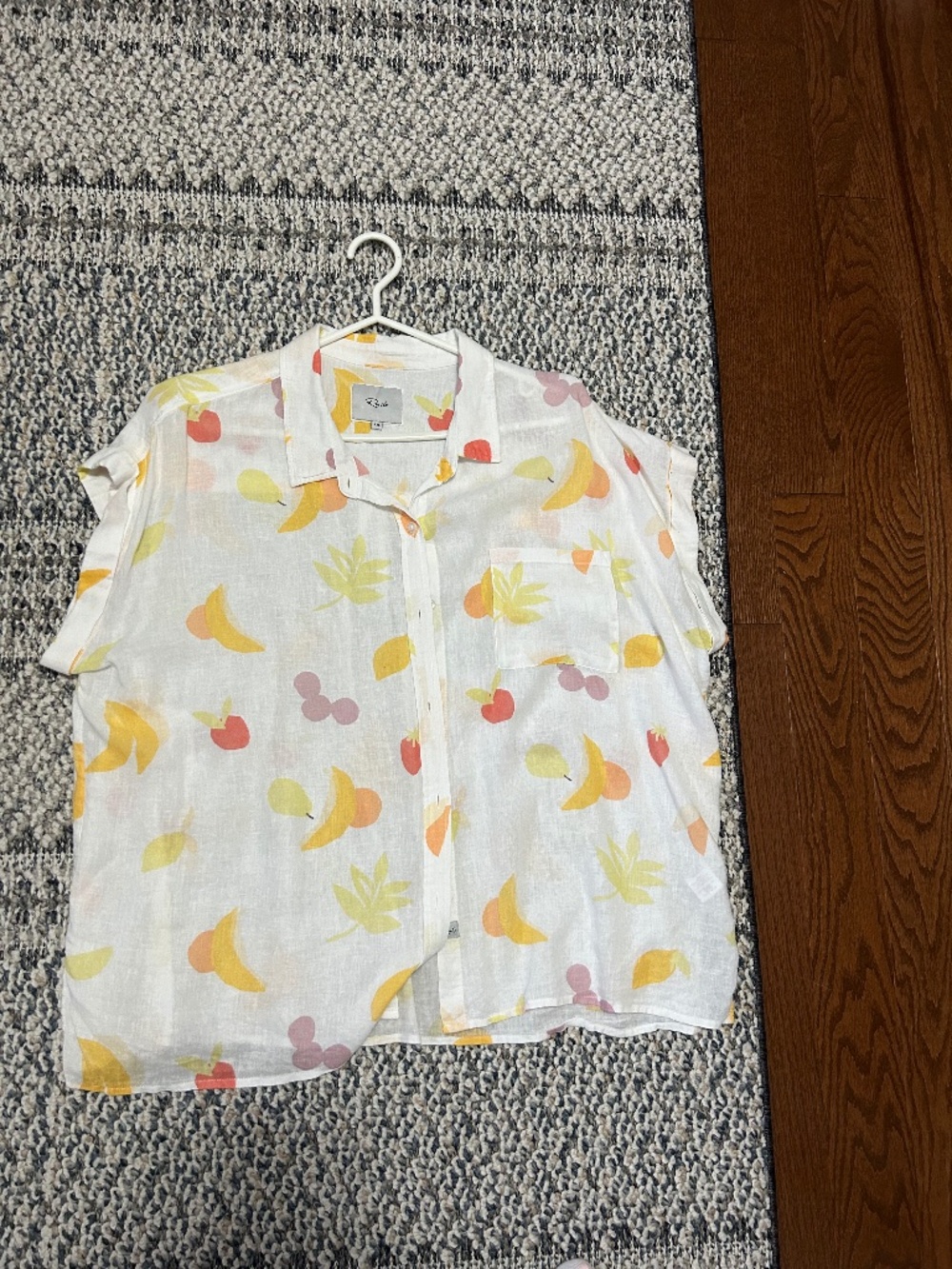 Rails button up blouse